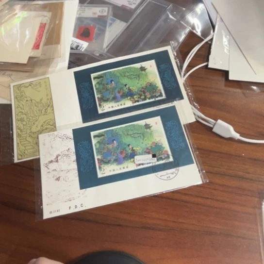 隐***3牡丹亭小型张首日封一对112
