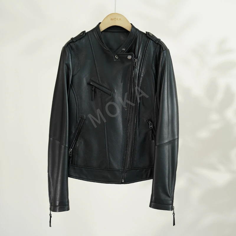 【将军工厂店】落日飞车 超划算机车服小羊皮衣外套（22122010）