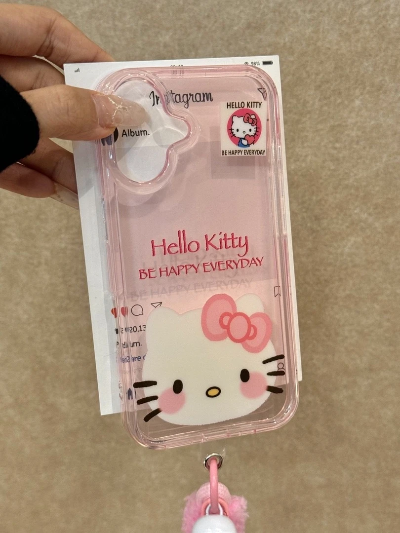 英文kt猫适用苹果16/15手机壳iphone13pro12女14小米oppo华为vivo