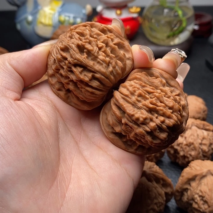 西***总文玩核桃把件四座楼45