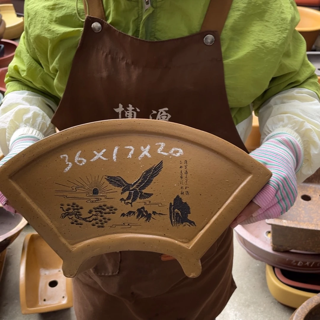 紫砂花盆盆景艺术