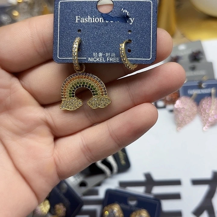 铁合金琉璃925银耳坠耳坠项链戒指