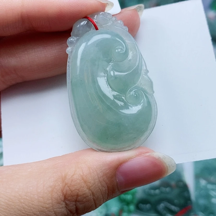 【闪购商品】翡翠未镶嵌颈饰?*清翡翠