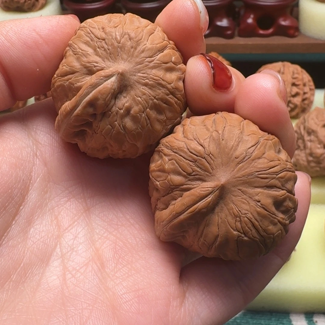 吊坠文玩核桃元宝一帆风顺黄