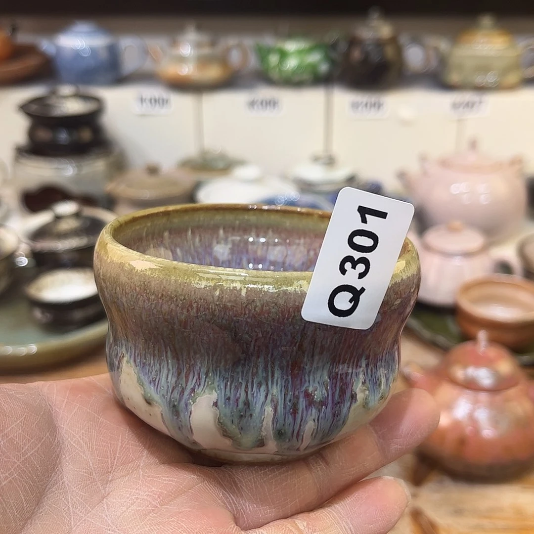 朱泥茶杯陶瓷艺术品