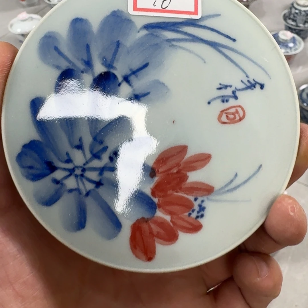 摆件手工手绘16号链接盖置