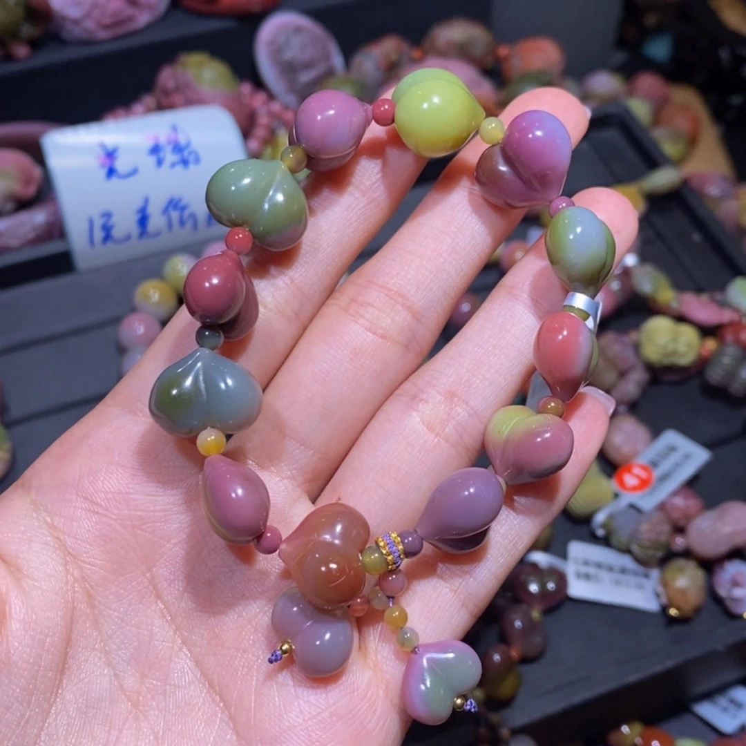 【闪购商品】玛瑙/玉髓手链未镶嵌鱼*盐源玛瑙