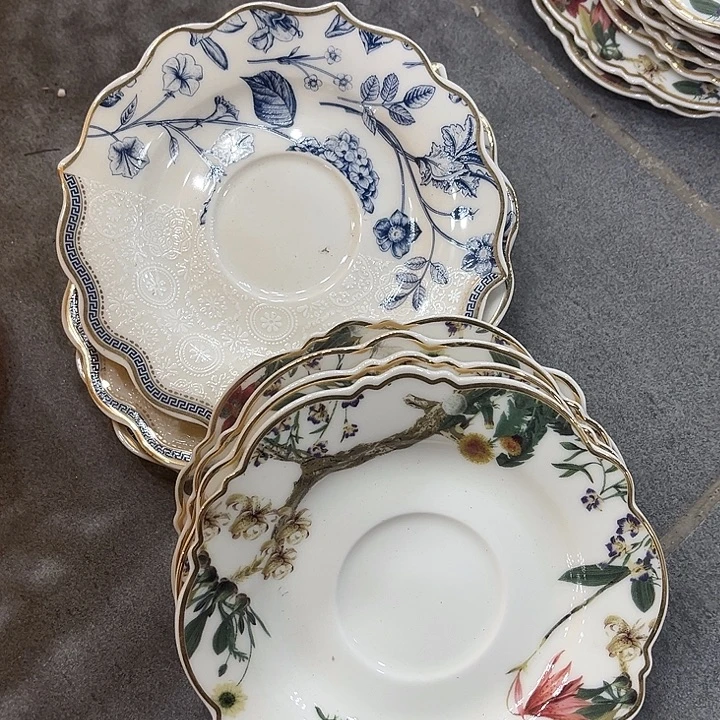 陶摆件五寸蝴蝶微瑕八个