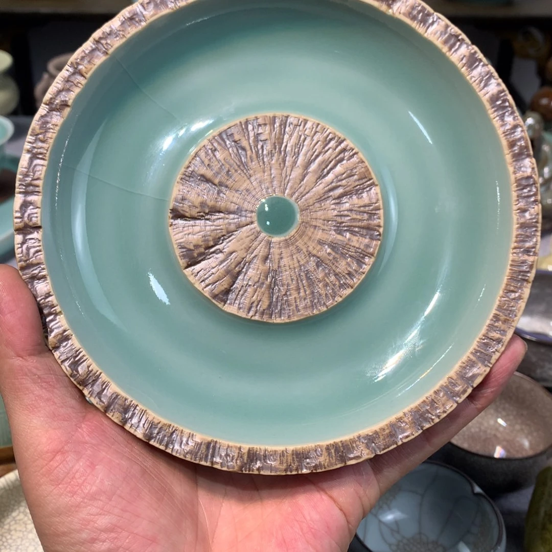 龙泉青瓷微瑕跳刀