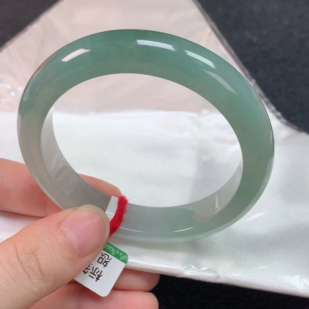 未镶嵌手镯翡翠缅甸天然翡翠手镯56