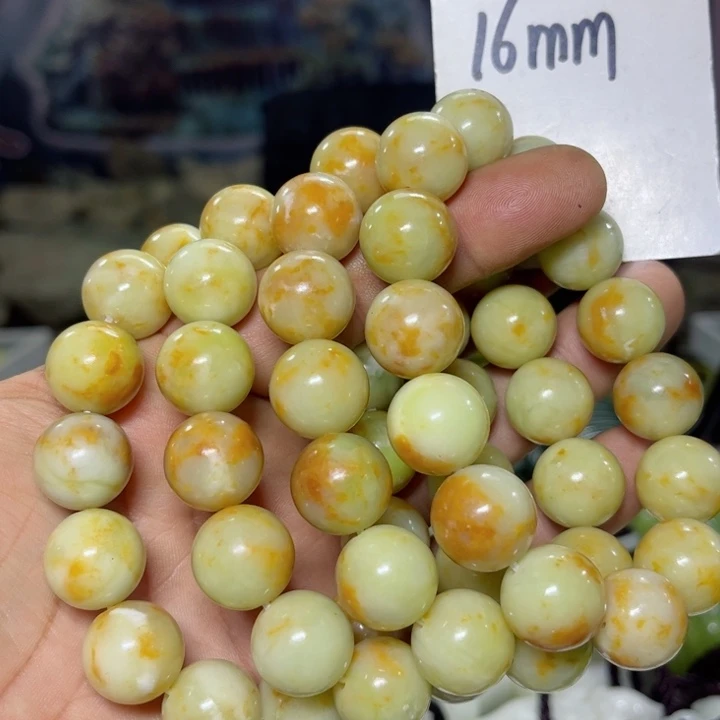 蛇纹石玉手串未镶嵌