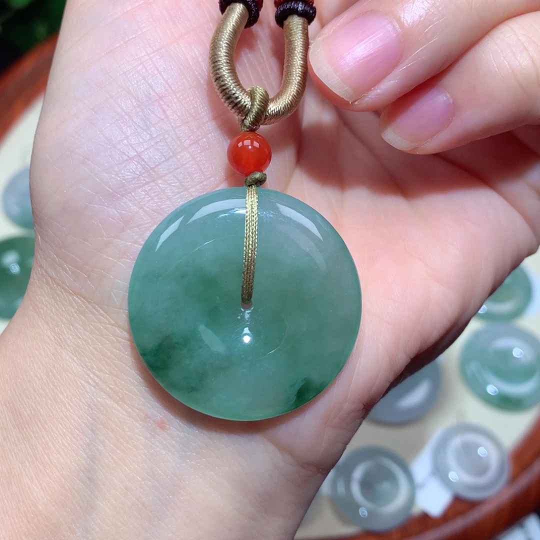 翡翠未镶嵌颈饰翡翠吊坠 29