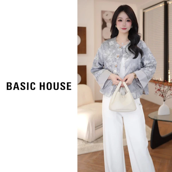 Basic House/百家好欧若新中式国风薄款外套B1195B5F922