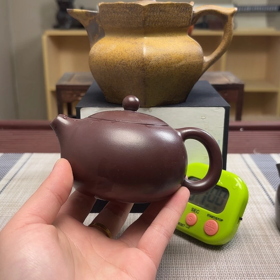 紫砂茶壶画**木微瑕处理