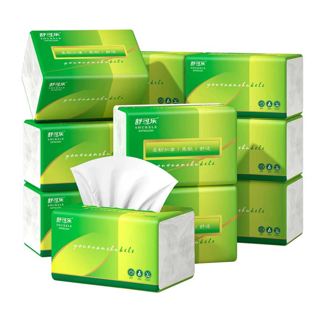 【推荐24大包纸巾】抽纸家用批发餐巾纸卫生纸抽原木浆4356