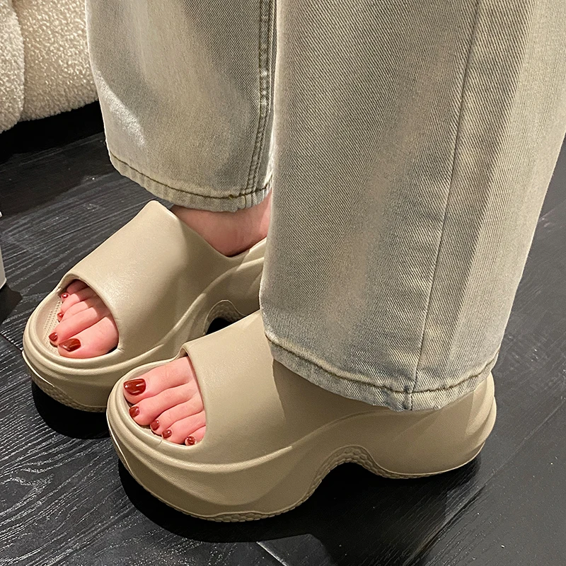 7.0cm厚底EVA增高防滑女款夏季居家外穿凉拖鞋明星同款小个子福音