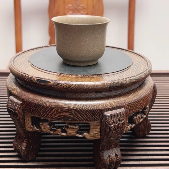 紫砂茶壶黄龙山原矿青段半手工瑕（120 cc）