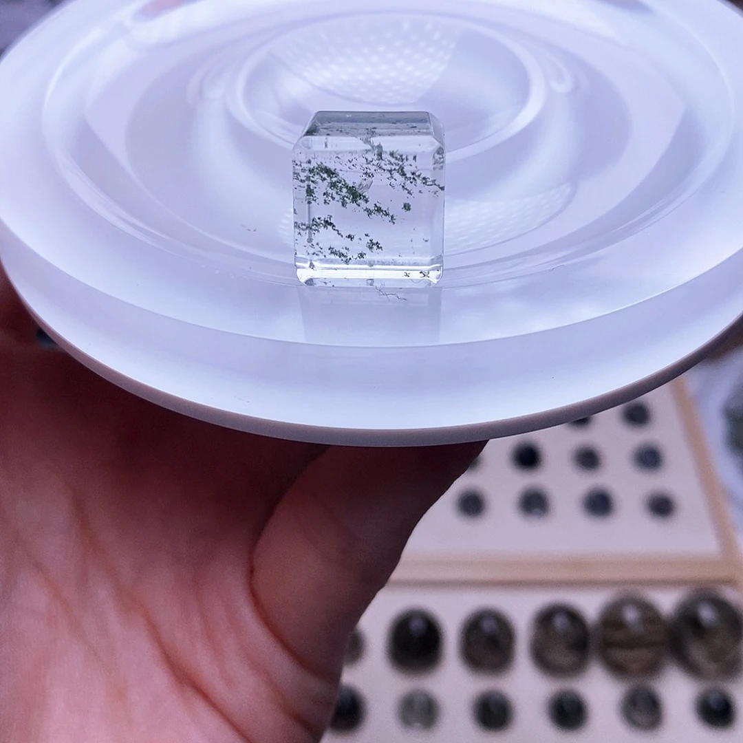 水晶天然水晶定制打孔不退换未镶嵌