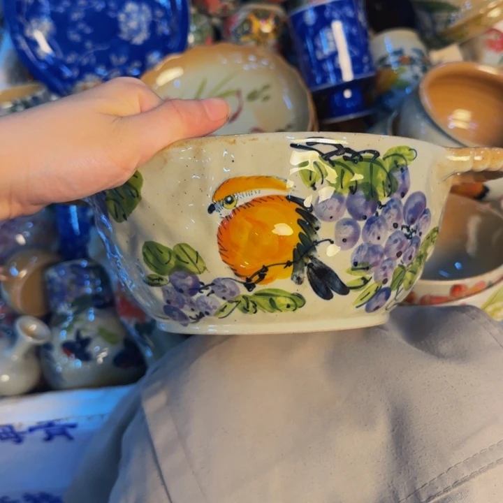 瓷片景德镇手工手绘陶瓷