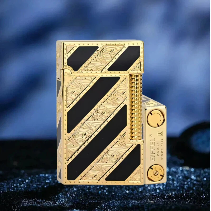 埃菲尔朗声斑马煤油防风打火机男士送男友达人c177128无油