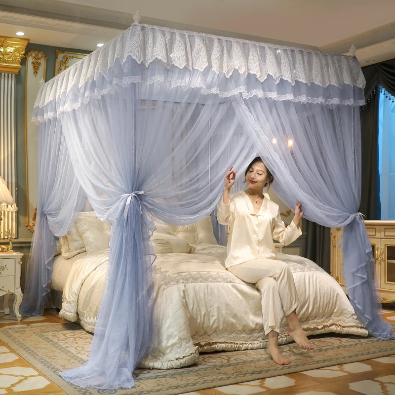 【宠粉款】三开门宫廷落地蚊帐1.8米×2米蚊帐源头工厂 蚊帐专场家