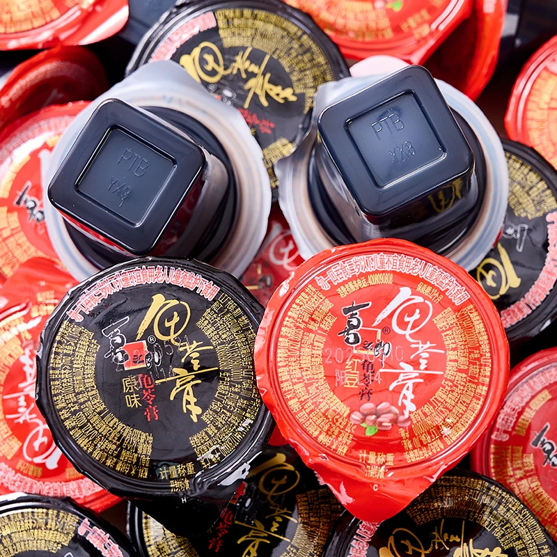 喜之郎果冻龟苓膏红豆味清甜草本果冻烧仙草散装解馋休闲小零食