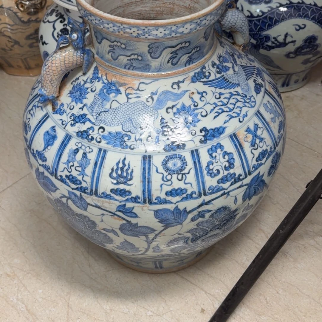 瓷片奋**搏古堡阁艺术品，收藏鉴赏