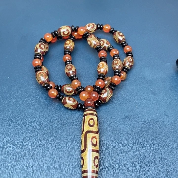 玛瑙/玉髓颈饰合金