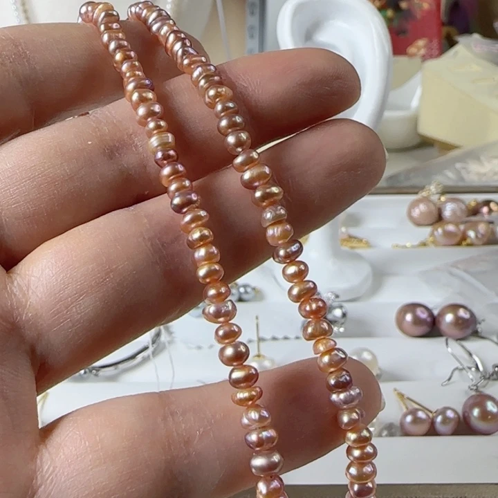 淡水珍珠巴洛克叠打有正常纹未镶嵌