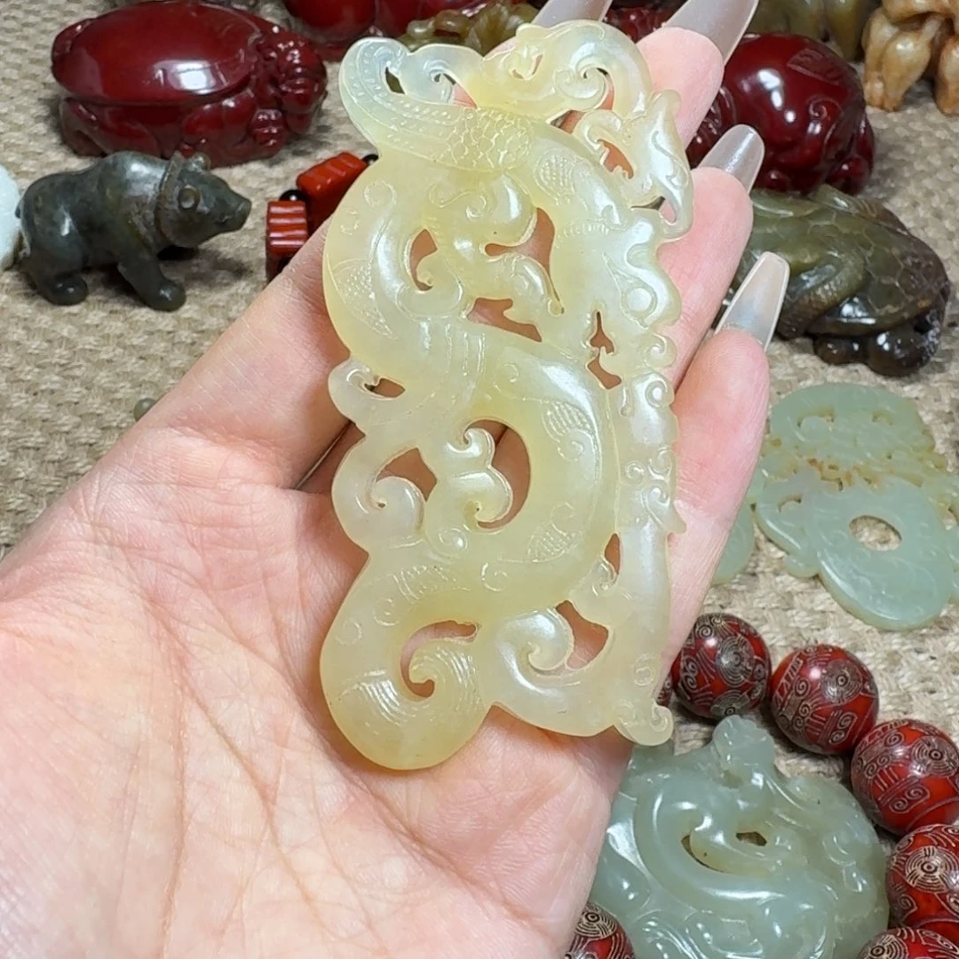 白玉菩提吊坠挂件