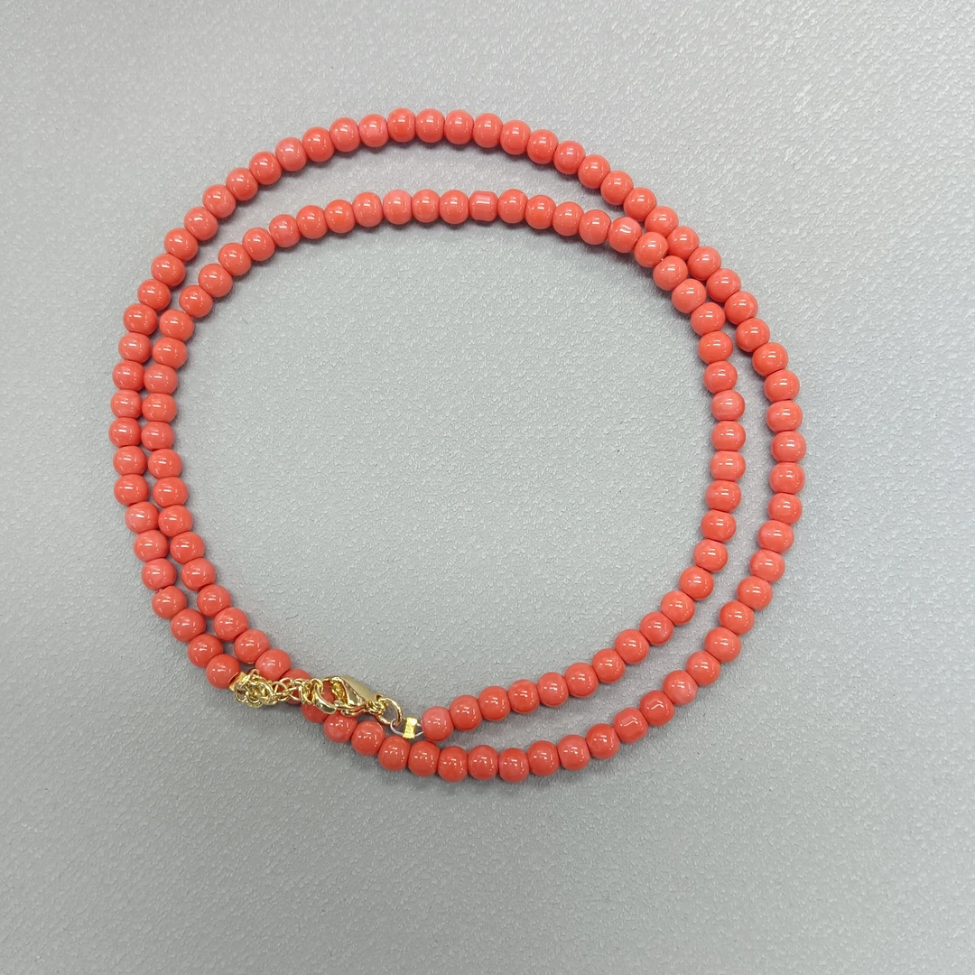 24号4mm莫色妈妈链