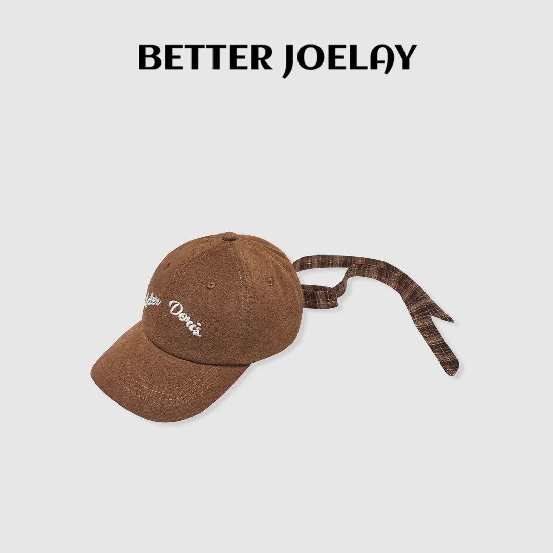 BETTER JOELAY-【甜酷绑带】纯棉帽子潮牌棒球帽百搭鸭舌帽Z5123