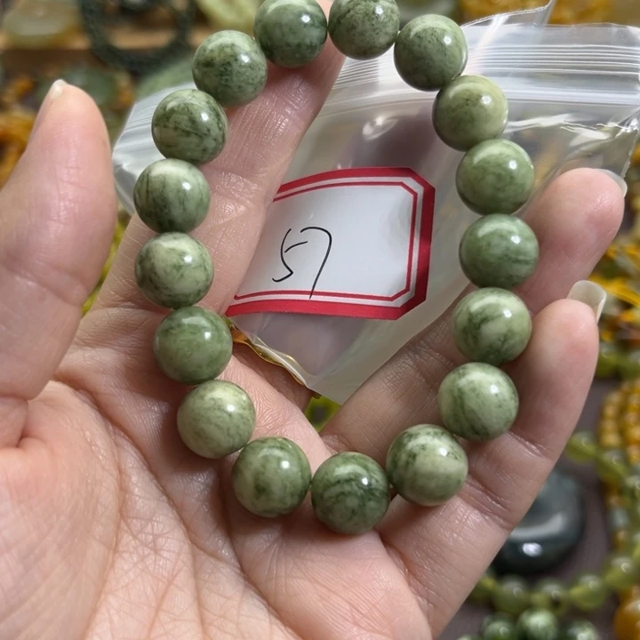 蛇纹石玉未镶嵌手链