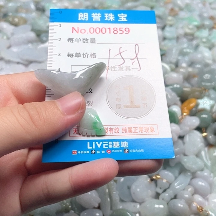 翡翠未镶嵌颈饰翡翠吊坠1859