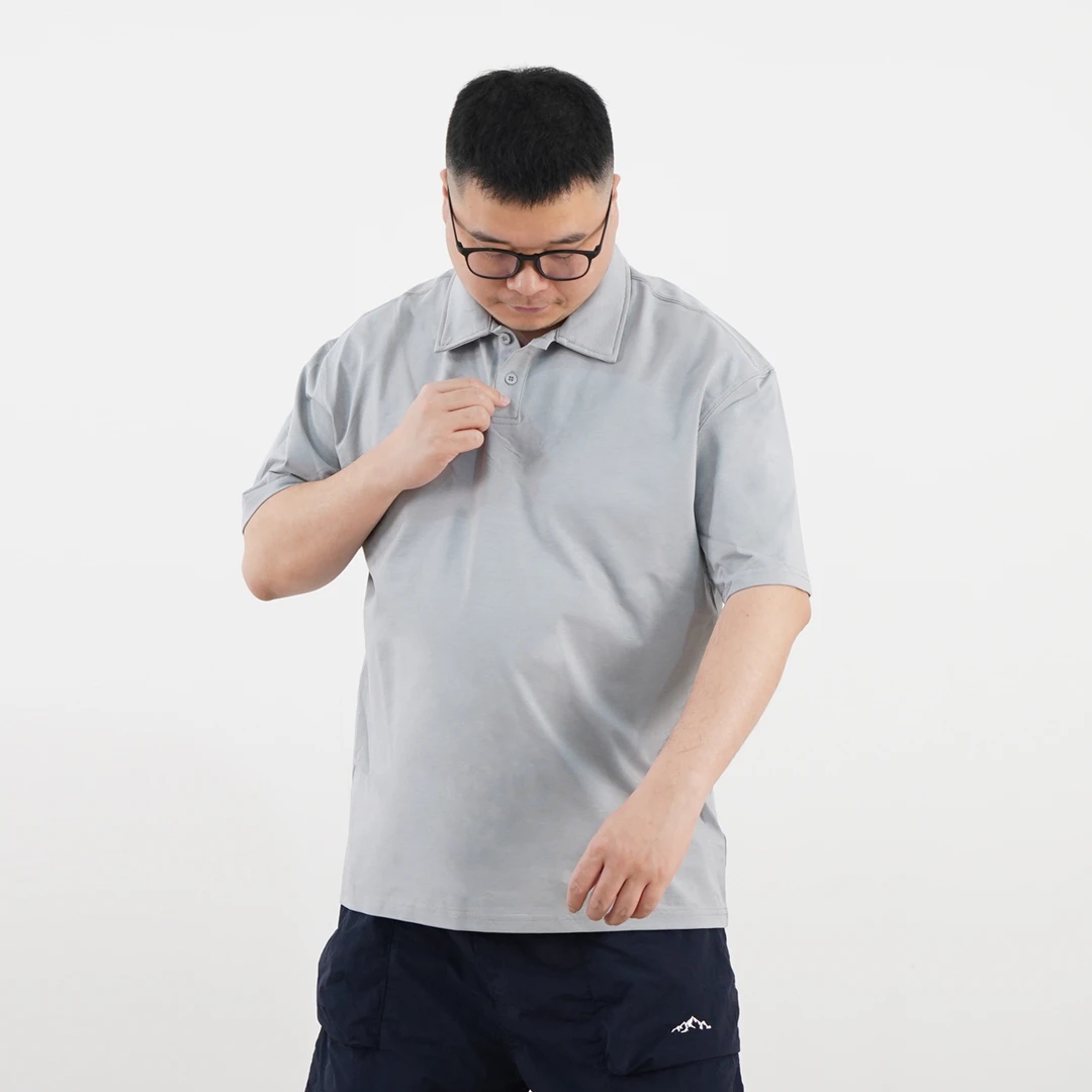 索罗娜。男士短袖T恤衫polo衫夏季新品纯色简约休闲翻领XY-PL888