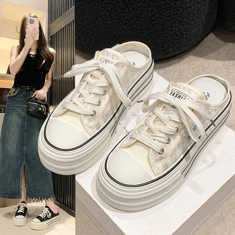 欧若风帆布鞋新款爆款时尚透气百搭厚底休闲鞋21975