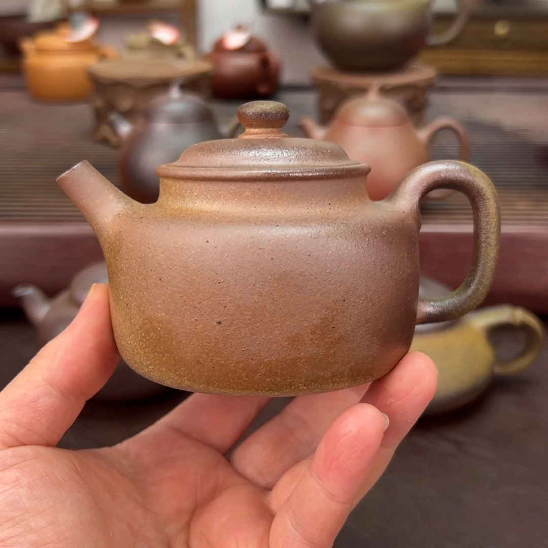 紫砂茶壶青降坡 180 毫升