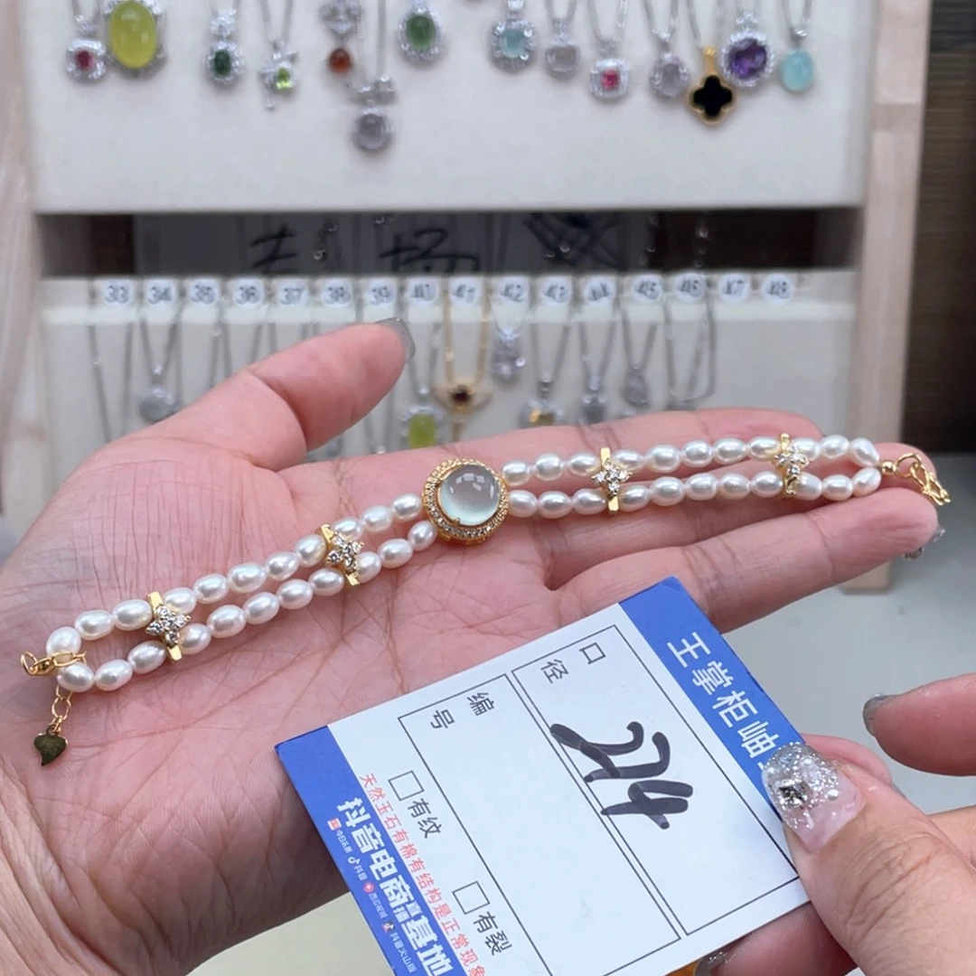 岫玉银S925镶嵌吊坠吊坠