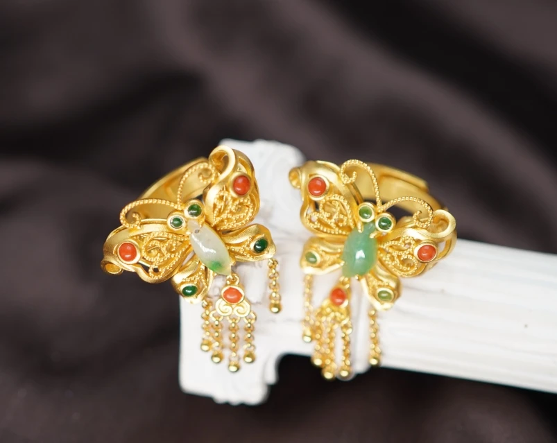 s925翡翠戒指(多样性发其一) EA021729