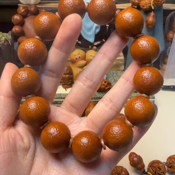 彬****橄榄核手串/手链橘子