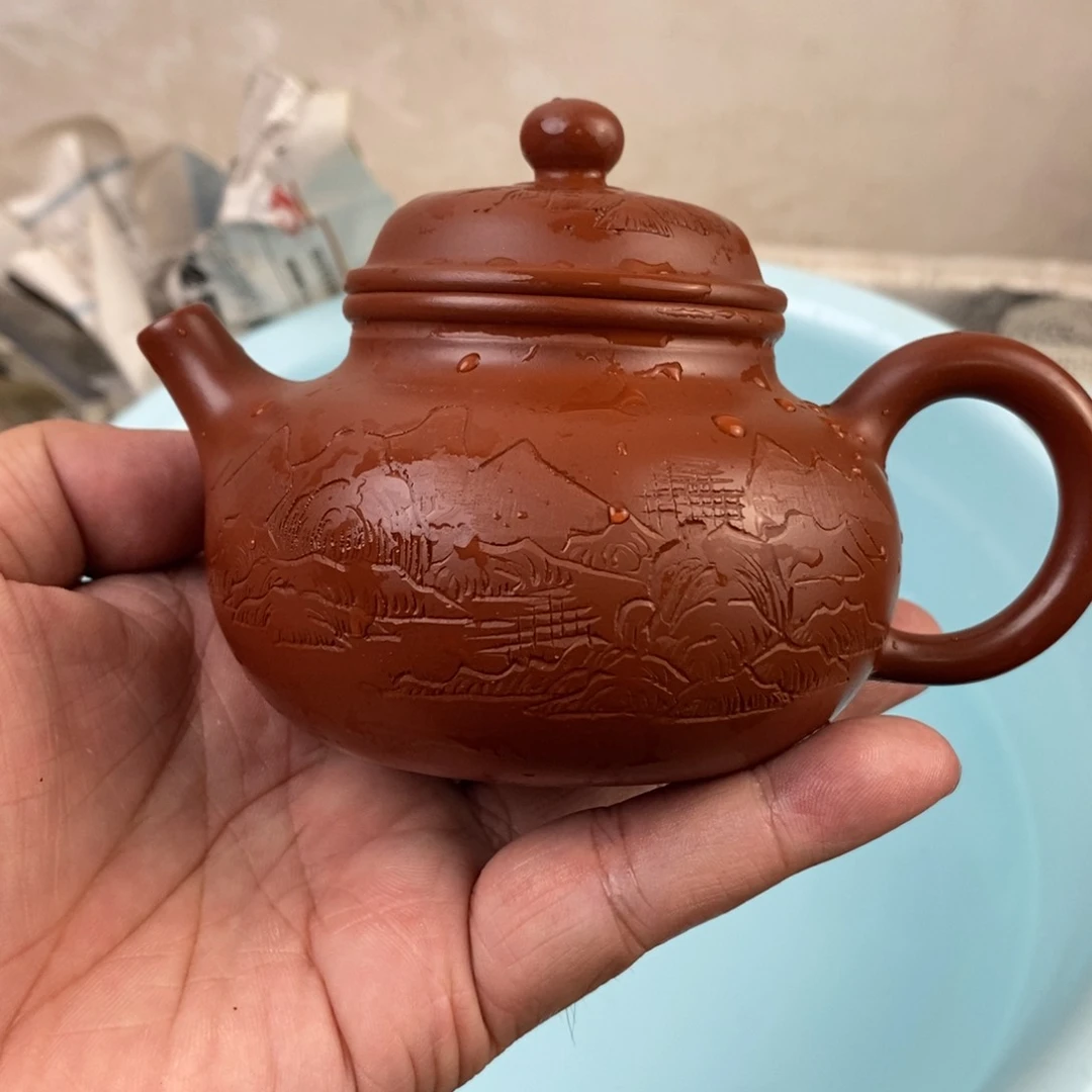茶壶紫砂宜兴紫砂壶原矿手工qq
