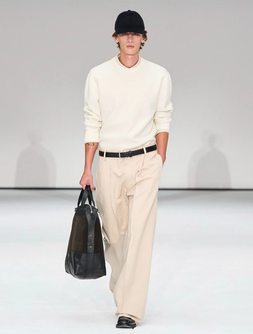 【14号条纹拼接裤子】25秋冬新款轻奢男女同款百搭休闲裤子-33021#