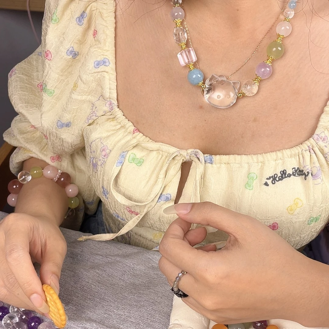 银S925镀金镶嵌手链水晶