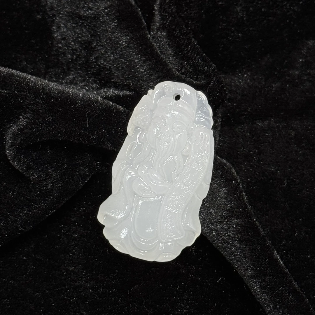 天然A料财神吊坠DN306