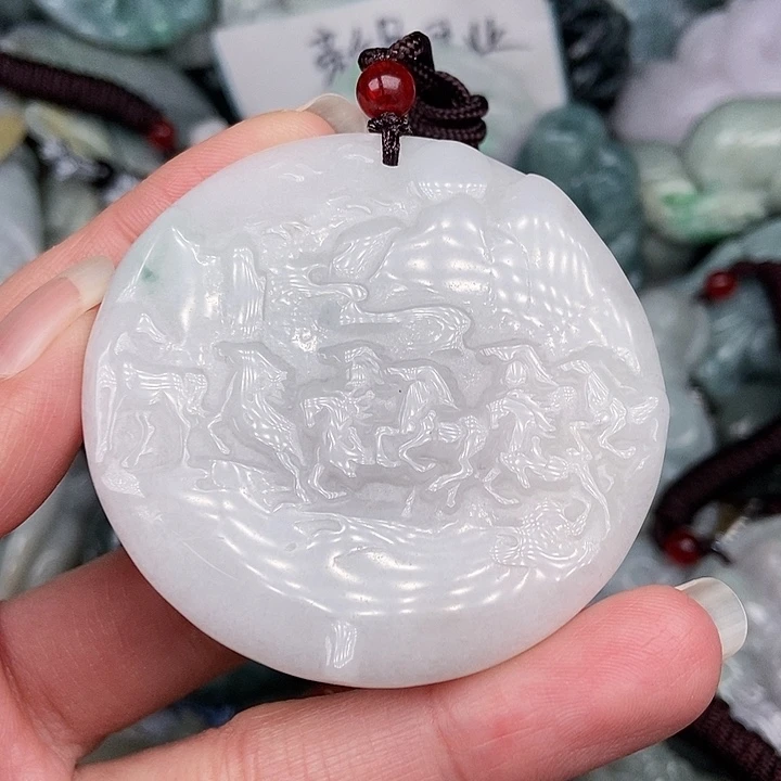 颈饰未镶嵌翡翠翡翠