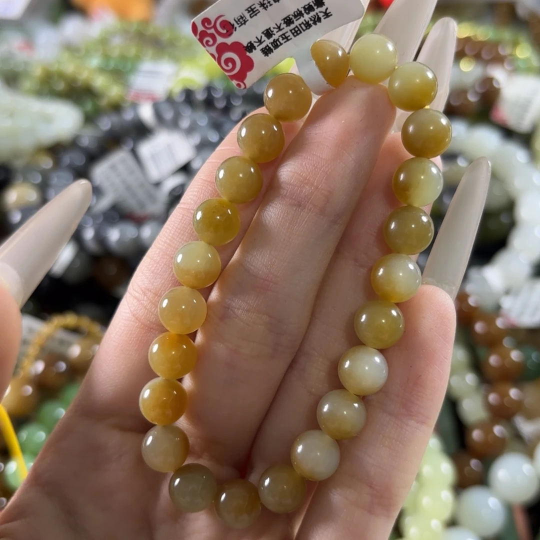 和田玉未镶嵌手链71