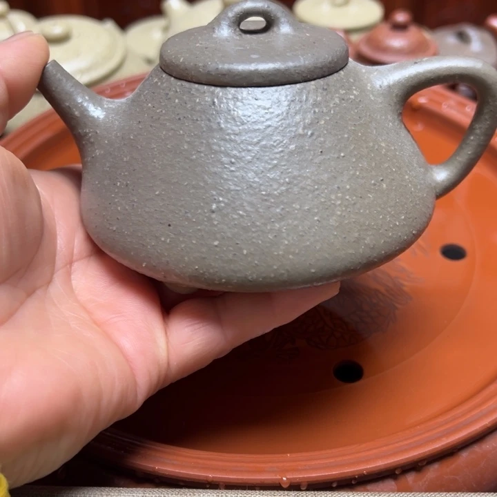紫砂茶壶宜兴原矿桃花