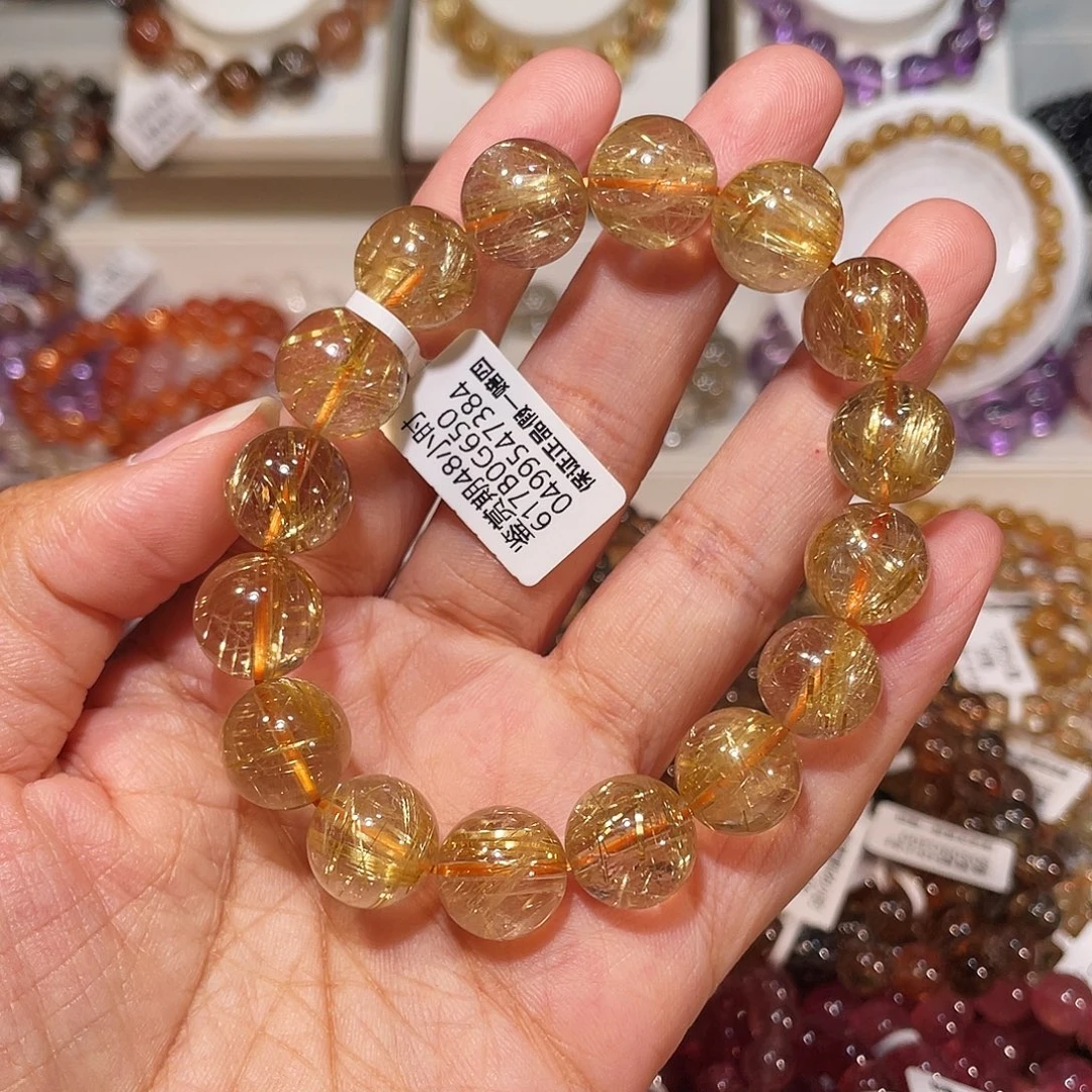 未镶嵌手串水晶烟花钛晶13.2m