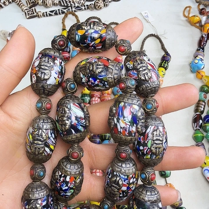 琉璃颈饰琉璃琉璃镶嵌