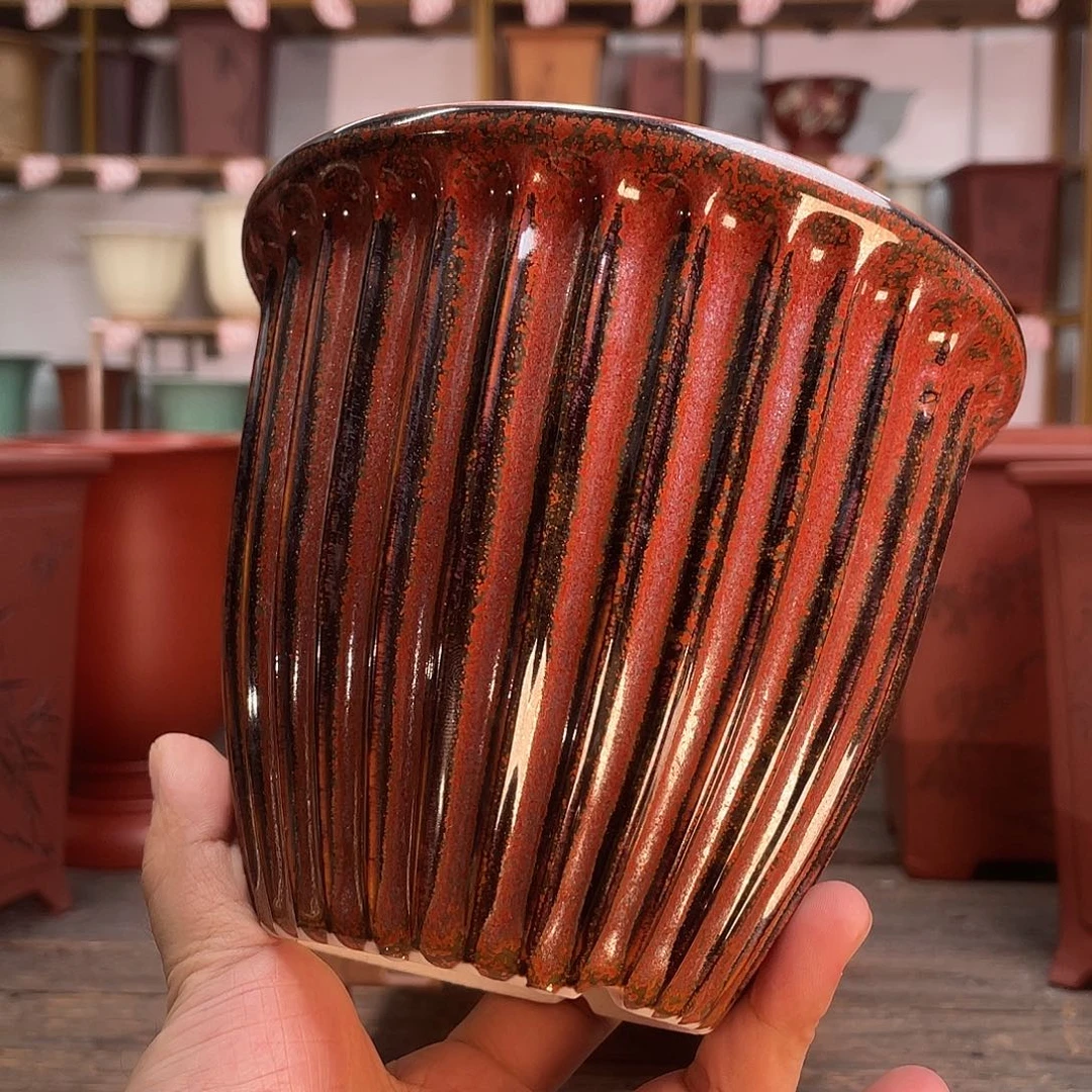 紫砂花盆花盆花盆